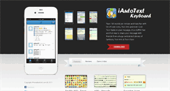 Desktop Screenshot of iautotext.iphonebestsoft.com